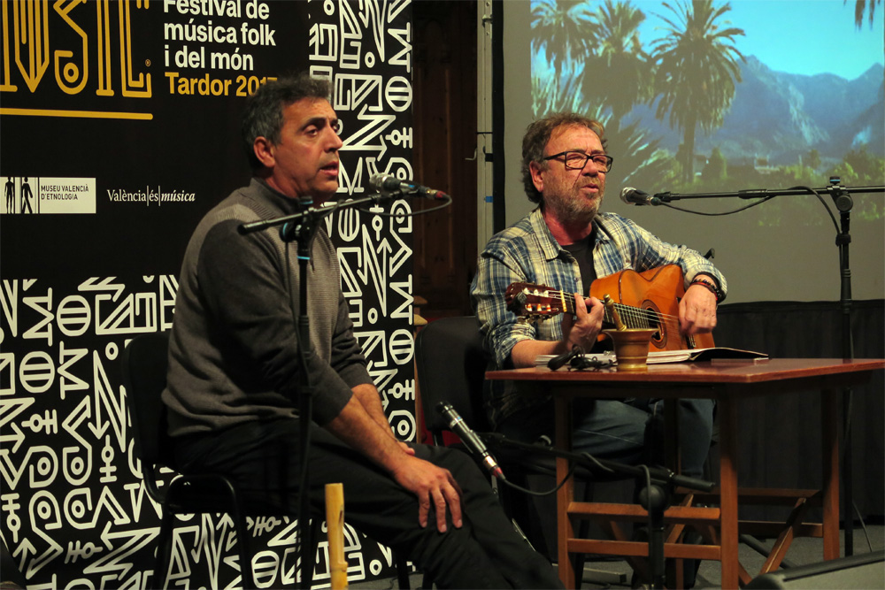 Miquel Gil y Pep Botifarra en Etnomusic Tardor 2017