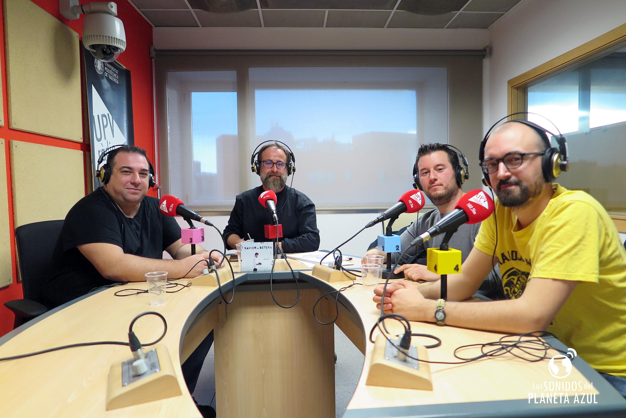 En los estudios de UPV Ràdio, Campus de Vera en València